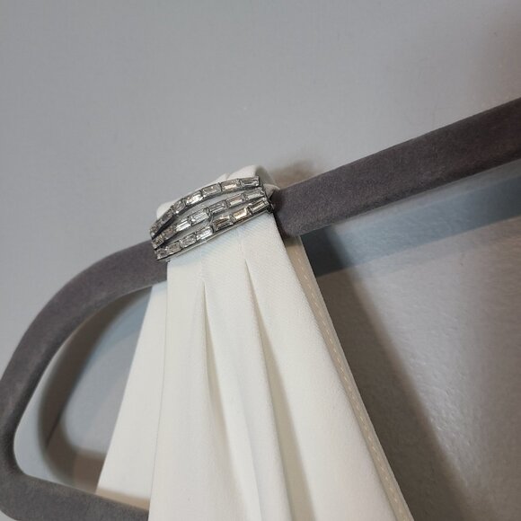 Lauren Ralph Lauren Goddess Womens Sz 14 Dress White Sheath Cocktail Wedding - Picture 4 of 12